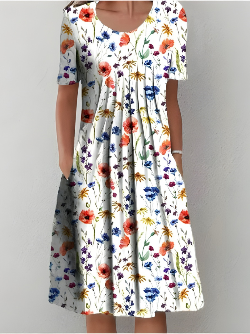 Eva – Kjole med blomster