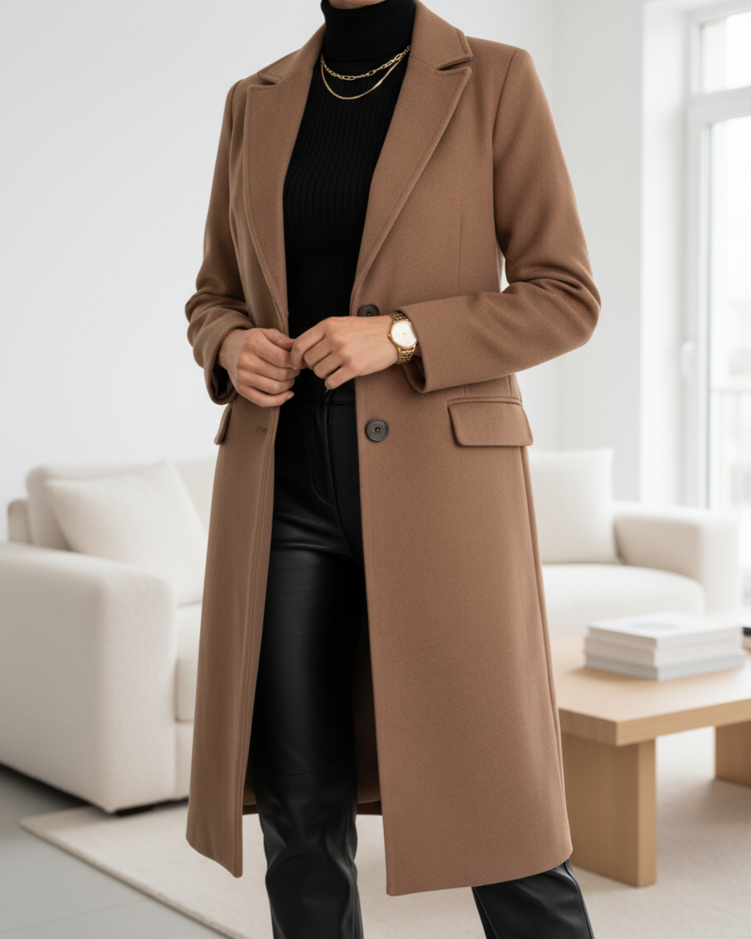 Claire – Jakke med knaplukning