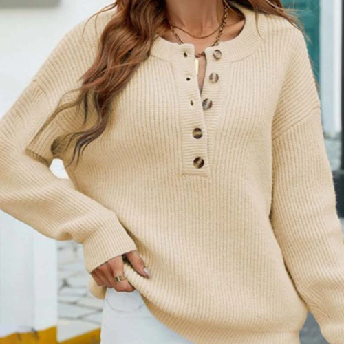 Anna – Trøje med knapper