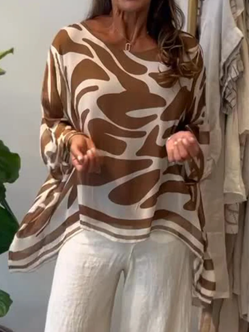 Laura – Top med print