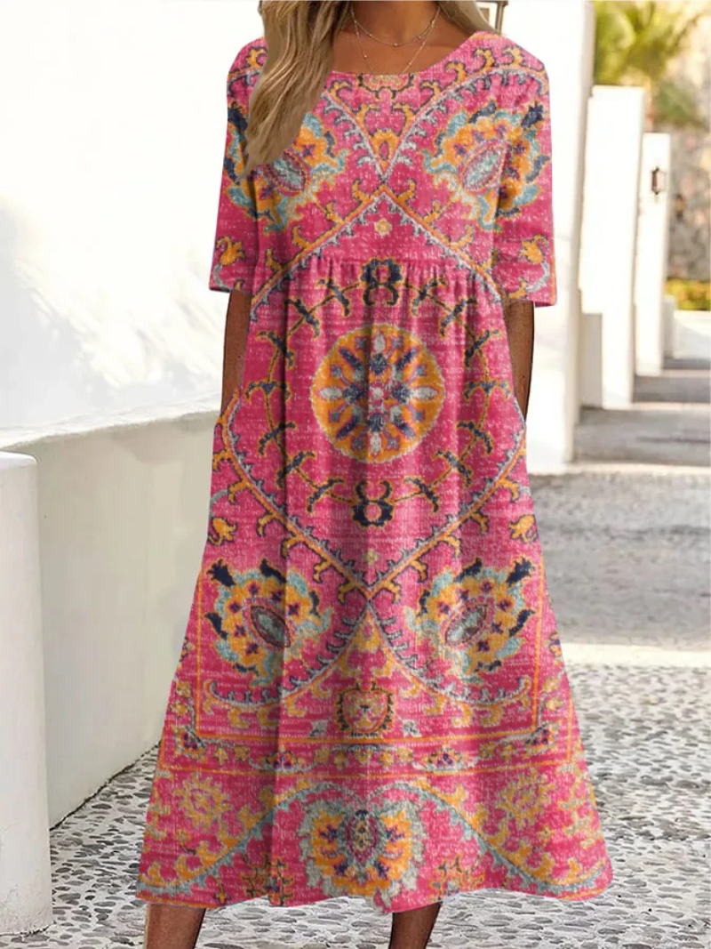 Marie – Kjole med print