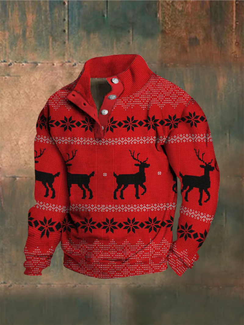 Andreas - Klassisk julesweater med rensdyrmønster