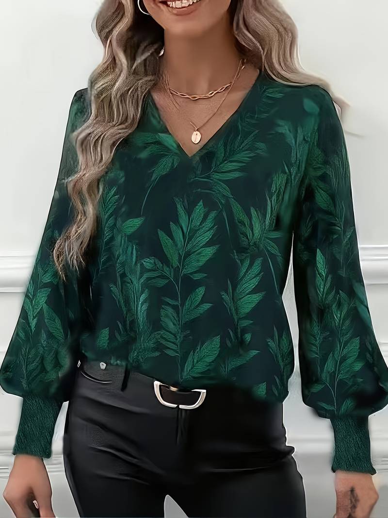 Sophie – Bluse med V-hals