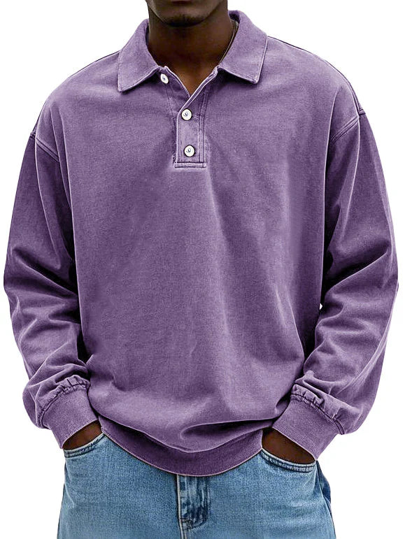 Matteo™ Herrepolo med lange ærmer