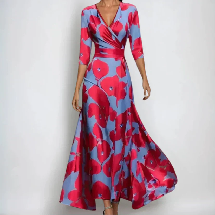 Livia – Elegante blomsterkjole