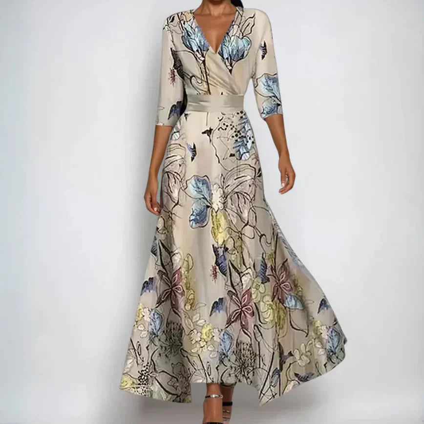 Livia – Elegante blomsterkjole