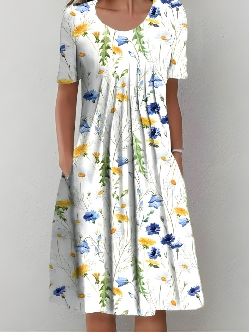 Eva – Kjole med blomster