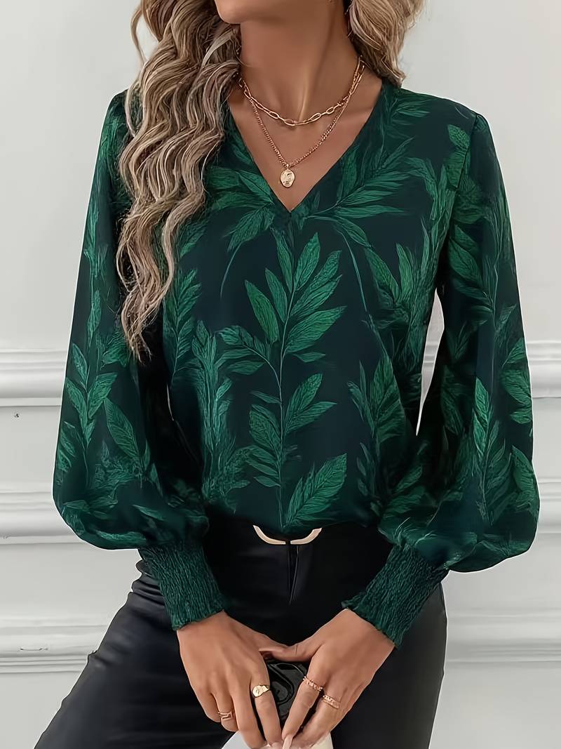 Sophie – Bluse med V-hals