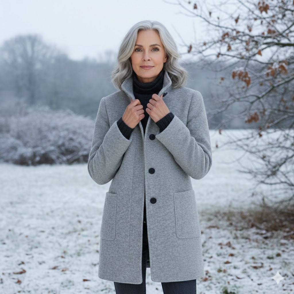 Anna – Jakke med knaplukning