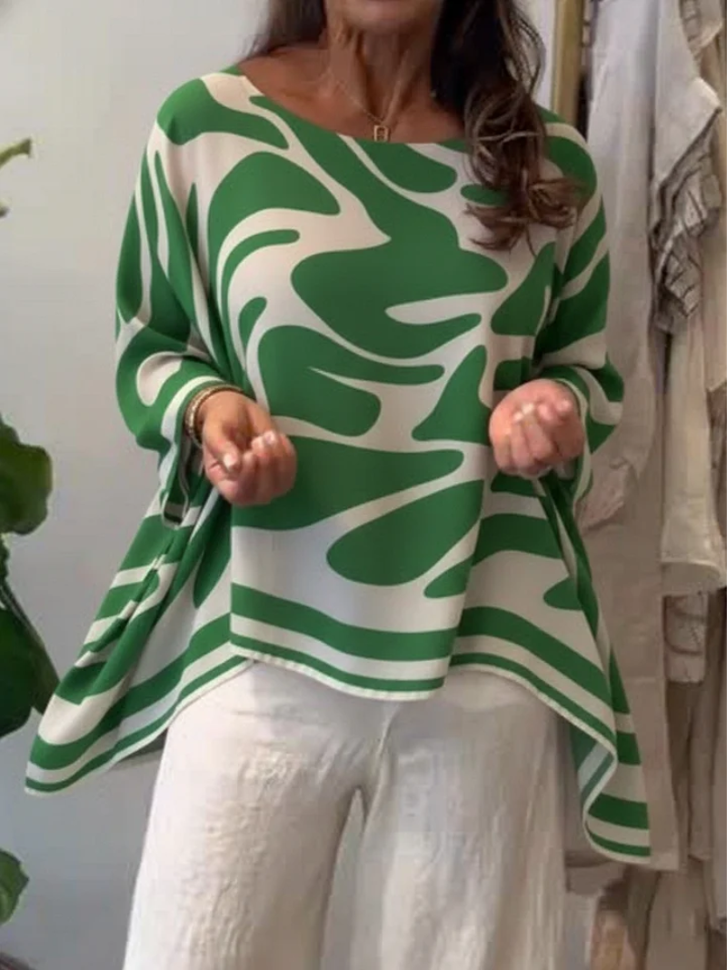 Laura – Top med print