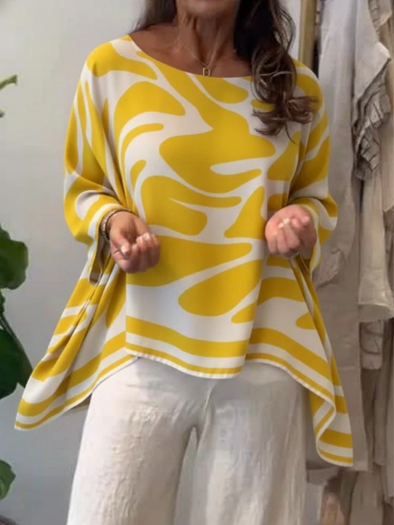 Laura – Top med print