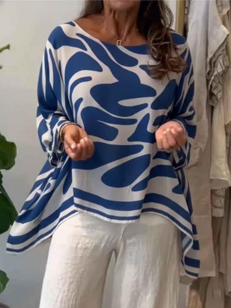 Laura – Top med print