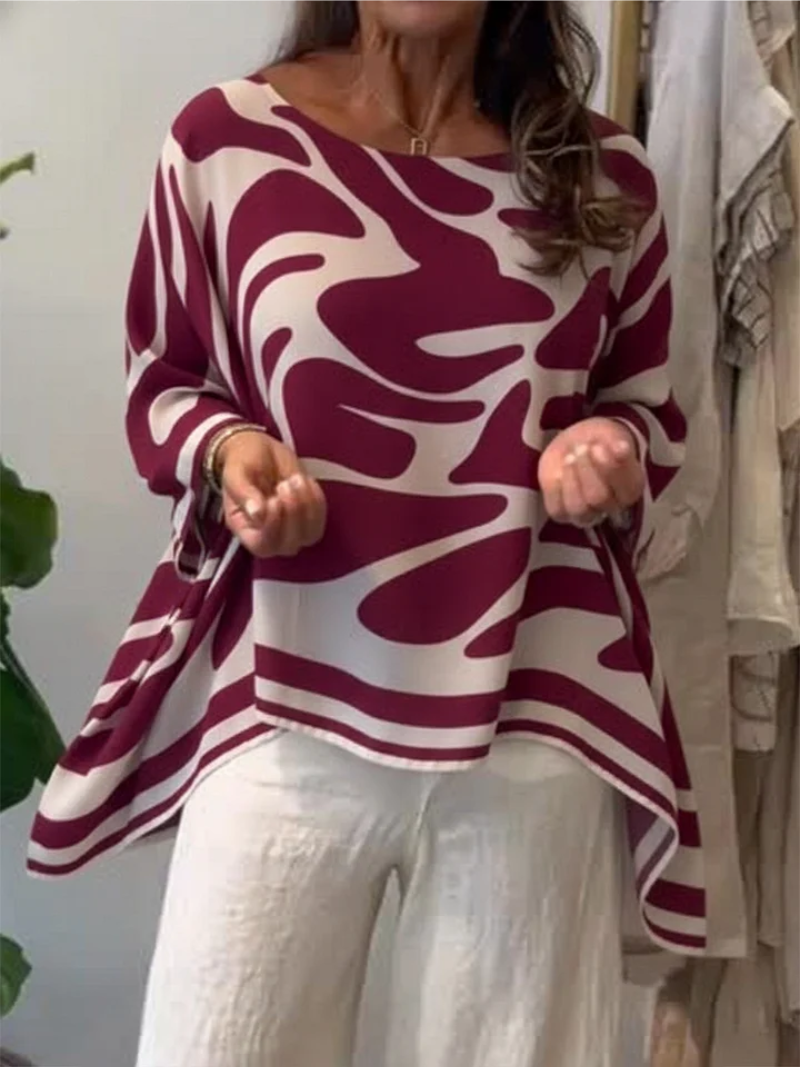 Laura – Top med print