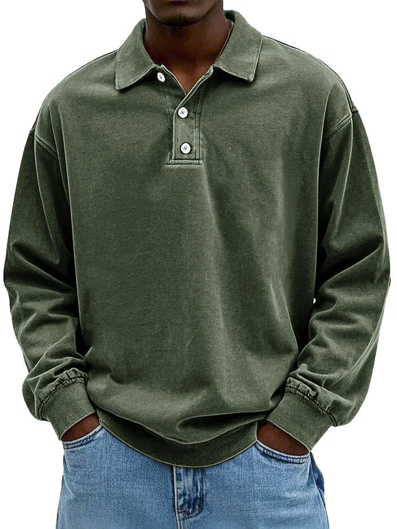 Matteo™ Herrepolo med lange ærmer